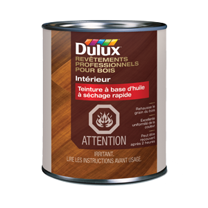 Teinture à base d’huile à séchage rapide 