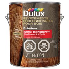 Revêtement semi-transparent à l’huile